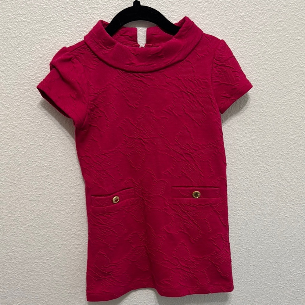Lilly Pulitzer Pink/Red Textured Dress